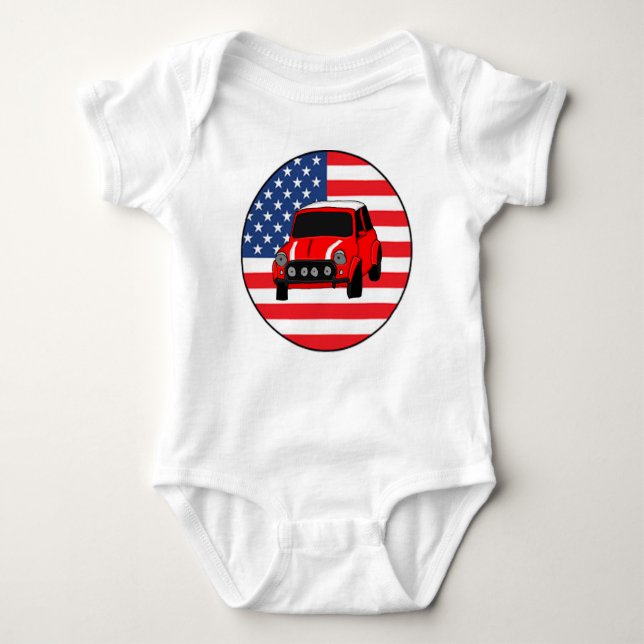 Body Para Bebê Carro feito sob encomenda legal (Frente)