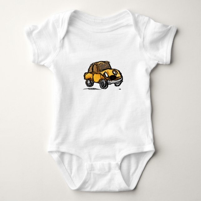 Body Para Bebê Carro Pequeno (Frente)