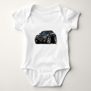 Body Para Bebê Carro preto de Chrysler 300