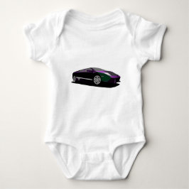 Body Para Bebê Carro Roxo