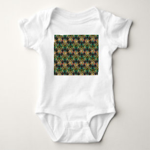 Body Para Bebê Carteira de luxo ornamentado Flor
