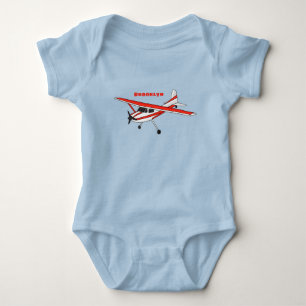 Body Para Bebê Cartografia da aeronave com relação de triciclo