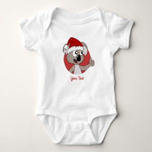 Body Para Bebê Cartografia de Natal koala para bebês