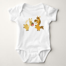 Body Para Bebê Cartoon animado Ponies Baby Roupa