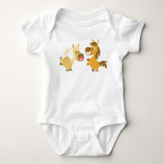 Body Para Bebê Cartoon animado Ponies Baby Roupa