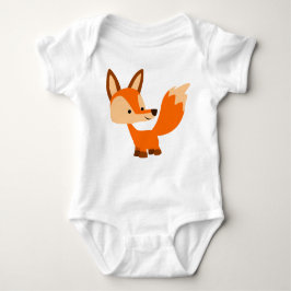 Body Para Bebê Cartoon Bonito Fox Baby Bodydress