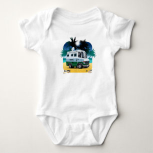 Body Para Bebê Cartoon Camper