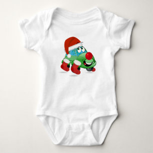 Body Para Bebê Cartoon de Carro de Natal