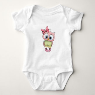 Body Para Bebê Cartoon de Coruja