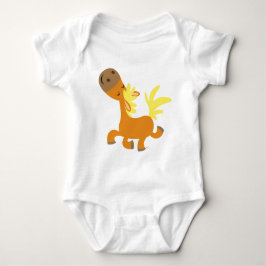 Body Para Bebê Cartoon Feliz Pony Baby roupa