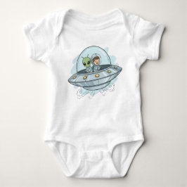 Body Para Bebê Cartoon Flying Alien