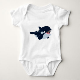 Body Para Bebê Cartoon Gelado Bebê Orca Bebê Roupa