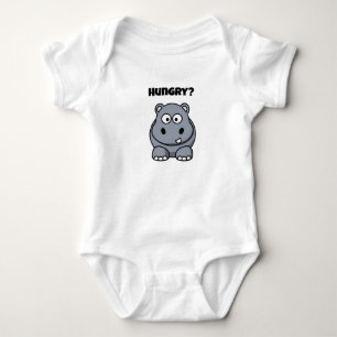 Body Para Bebê Cartoon Hippo Funny Kids Hippopotamus