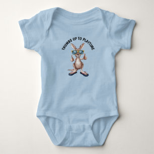 Body Para Bebê Cartoon Kangaroo