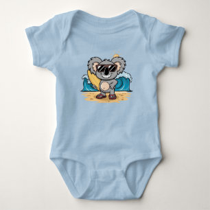 Body Para Bebê Cartoon Koala