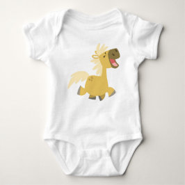 Body Para Bebê Cartoon Rindo Pony Baby roupa