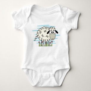 Body Para Bebê Cartoon Sheep