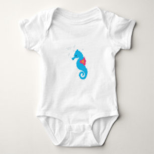 Body Para Bebê Cartum azul