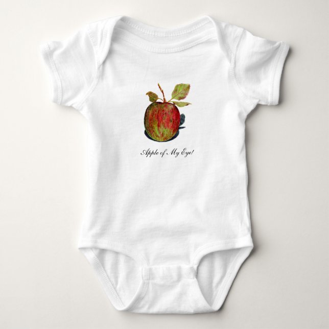 Body Para Bebê Casaco de bebê da Apple (Frente)