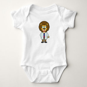 Body Para Bebê Casaco do Doutor Lion