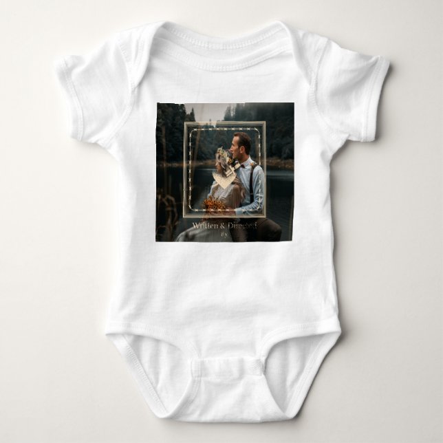 Body Para Bebê Casais personalizados de roupas de bebê (Frente)