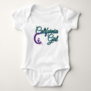 Body Para Bebê Casca de bebê da California Girl