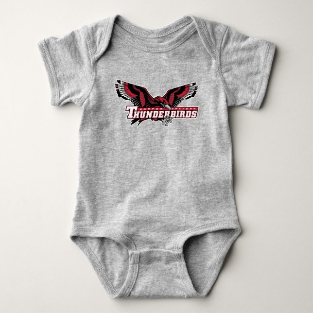 Body Para Bebê Casper College Thunderbirds (Frente)