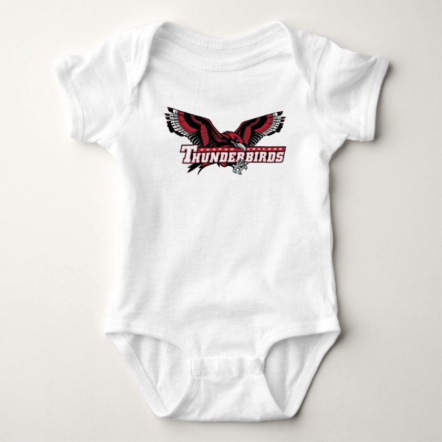 Body Para Bebê Casper College Thunderbirds (Frente)