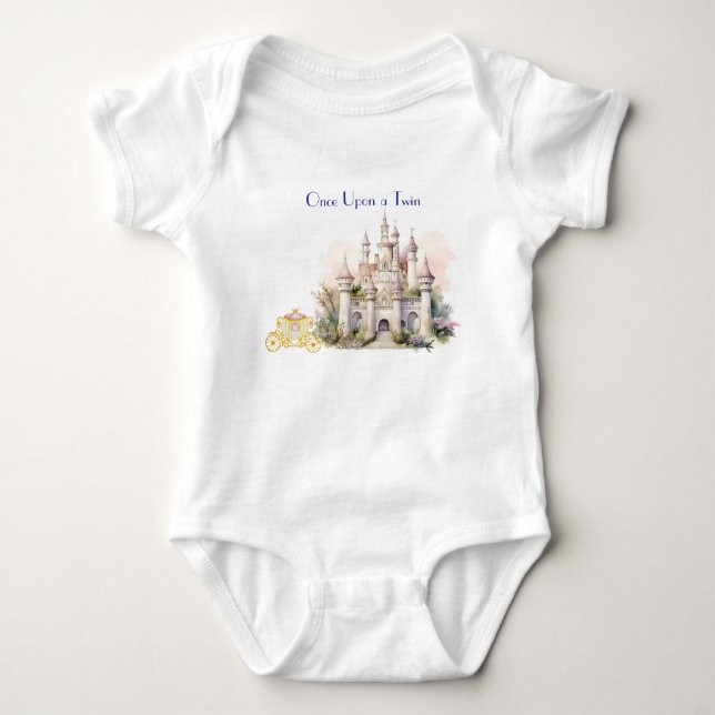 Body Para Bebê Castelo de Contos de Fadas  (Frente)