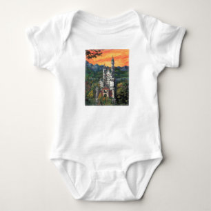 Body Para Bebê Castelo Schloss Neuschwanstein