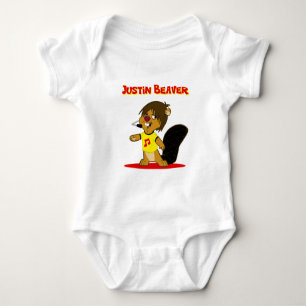 Body Para Bebê Castor de Justin