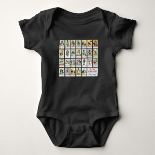 Body Para Bebê Cat Alphabet, Louis Wain Baby Bodycase