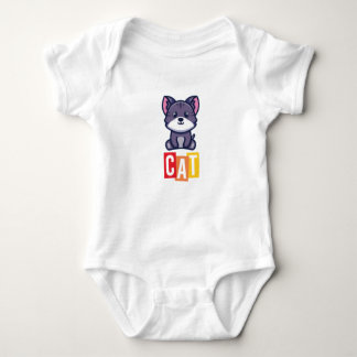 Body Para Bebê Cat Baby Jersey