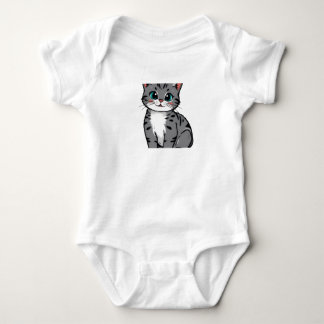 Body Para Bebê Cat design