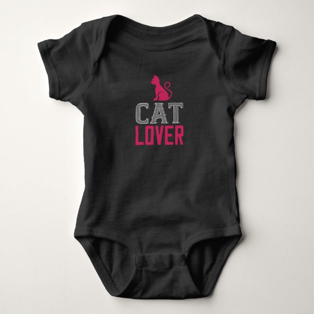Body Para Bebê Cat Lover v2 (Frente)