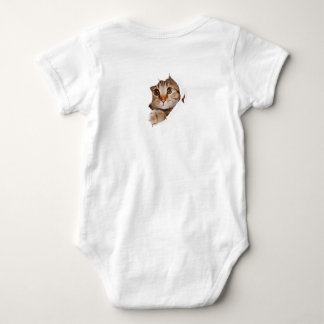 Body Para Bebê Cat_T-shirt_Trendy_fashion_visto