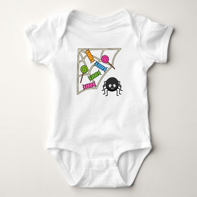 Body Para Bebê Catcher Spider (Frente)