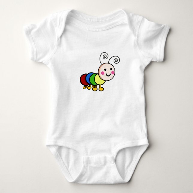 Body Para Bebê Catepillar (Frente)