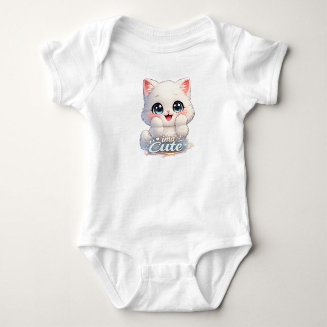 Body Para Bebê Catsera 1.0 (Frente)