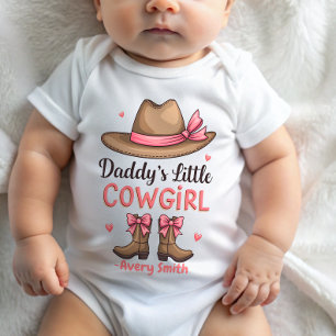 Body Para Bebê Caubói Mirim do Papai