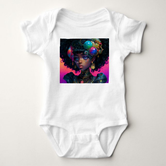 Body Para Bebê Cavaleiro Adornado (Frente)