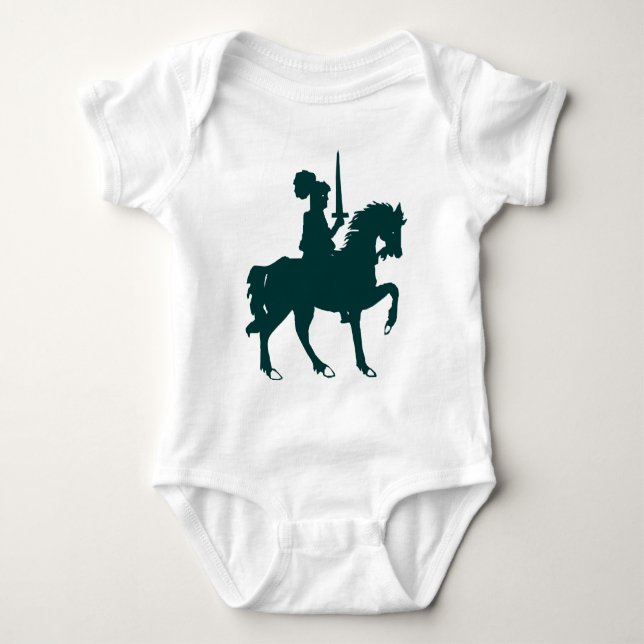 Body Para Bebê Cavaleiro Heráldico (Frente)