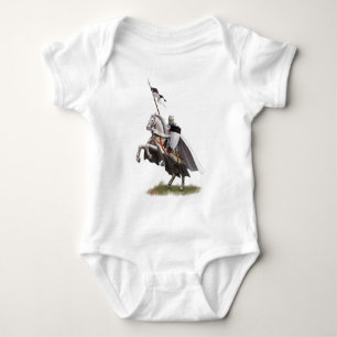 Body Para Bebê Cavaleiro montado Templar