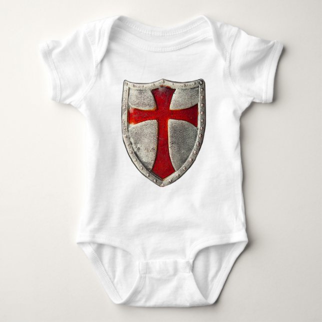 Body Para Bebê Cavaleiros Templar (Frente)