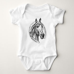 Body Para Bebê Cavalo afortunado