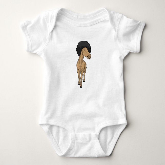 Body Para Bebê Cavalo Afro (Frente)