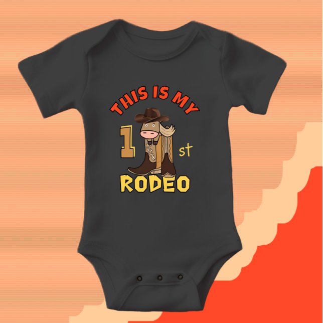 Body Para Bebê Cavalo cowboy (Criador carregado)