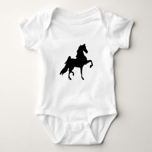 Body Para Bebê Cavalo de Saddlebred do americano