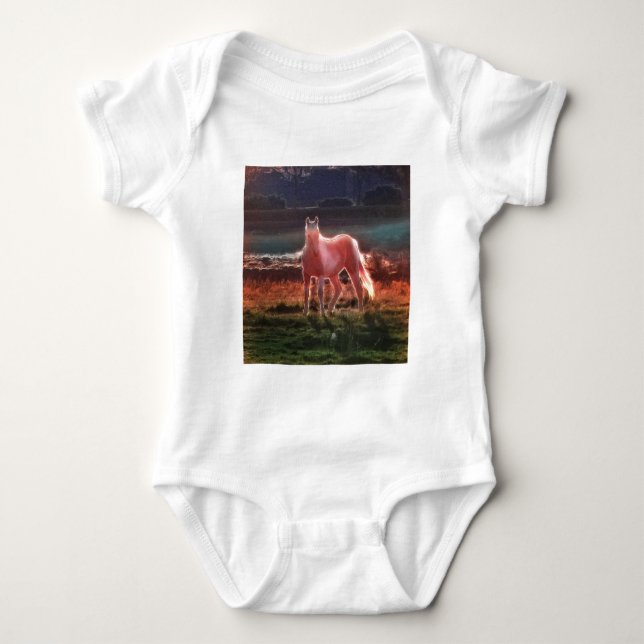 Body Para Bebê Cavalo do Sonho Espiritual (Frente)