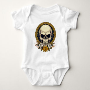 Body Para Bebê Caveira Sinister: Uma Fusão De Assombração